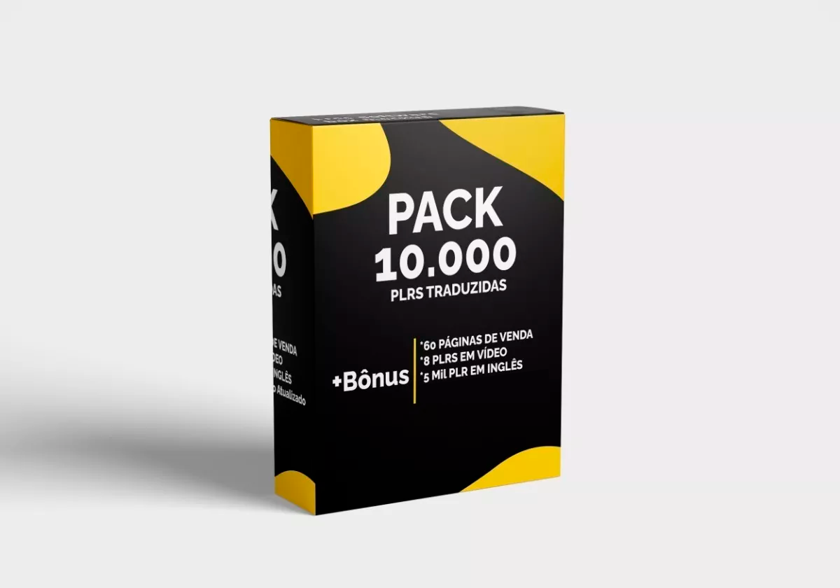 Pac 10Mil Plr Em Português Atualizadas + Bônus 1 plr pro